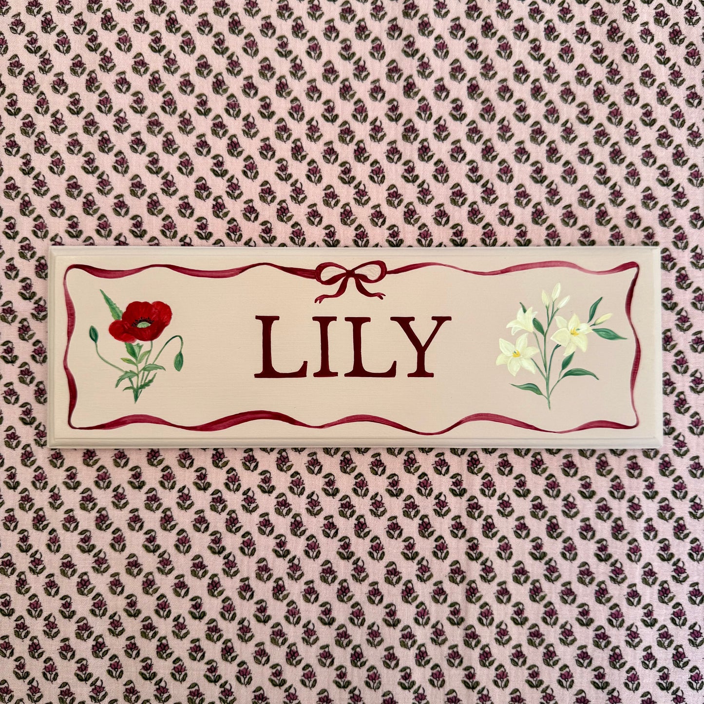 Bespoke Door Plaque