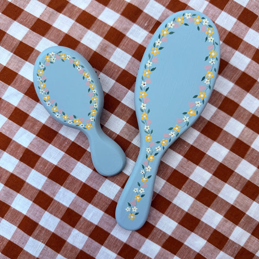 Mama & Me Hairbrushes Pair - Blue