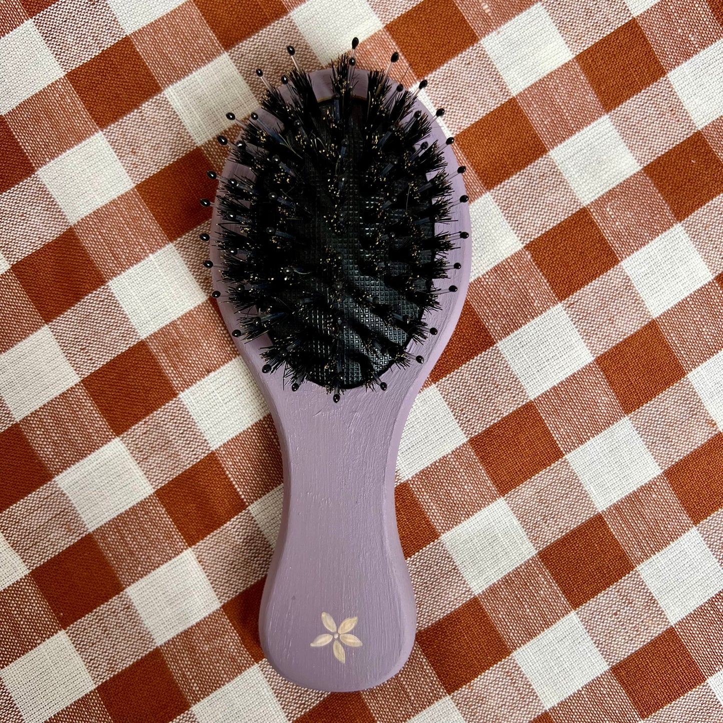 Hand-painted, Personalised Hairbrush ~ Flower Fairy